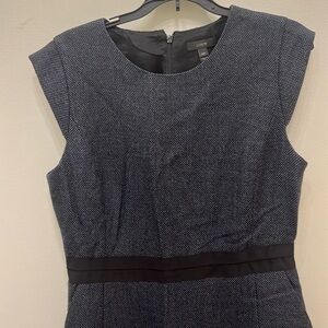 Jcrew Suit Dress - Navy and Gray with front pockets